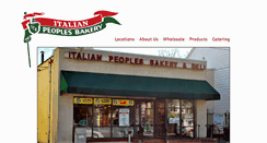 Desktop Screenshot of italianpeoplesbakery.com